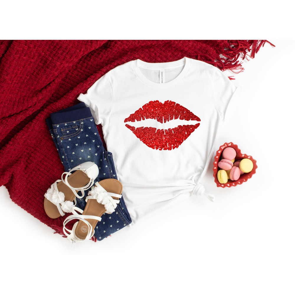 Valentines Day Shirt,Lips Shirt,Valentines Day Shirts For Women,Lips Kiss Tee, Cute Valentine Shirt, Cute valentine tee,Love Shirt - 1.jpg
