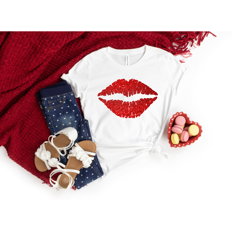 Valentines Day Shirt,Lips Shirt,Valentines Day Shirts For Women,Lips Kiss Tee, Cute Valentine Shirt, Cute valentine tee,Love Shirt - 1.jpg