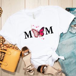watercolor mom shirt,butterfly flowers shirt,mama shirt,mommy shirt,gift for mom,gift for her,mothers day shirt,pink flo