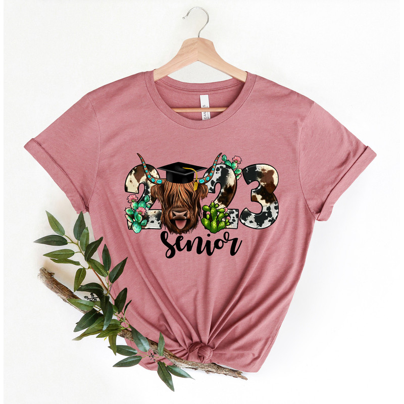 Western Senior Shirt, Western Cow Senior Shirt, Graduation Shirt, Graduation Class Shirt, Senior Mom Shirt, Senior Mom 2023 - 2.jpg
