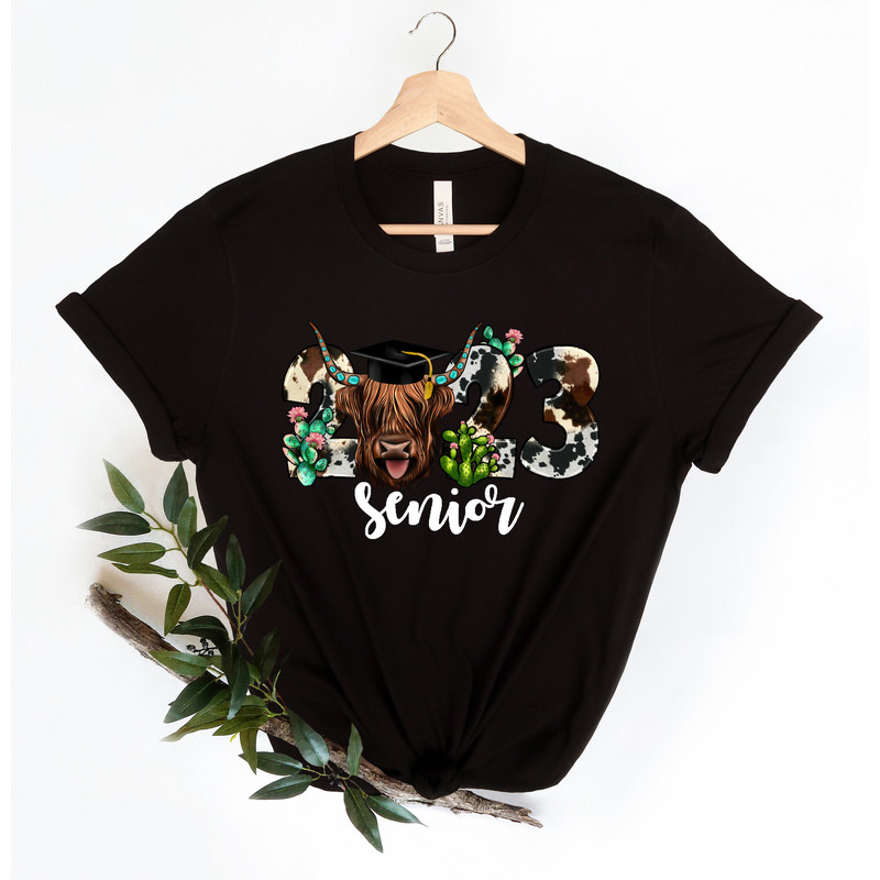 Western Senior Shirt, Western Cow Senior Shirt, Graduation Shirt, Graduation Class Shirt, Senior Mom Shirt, Senior Mom 2023 - 4.jpg