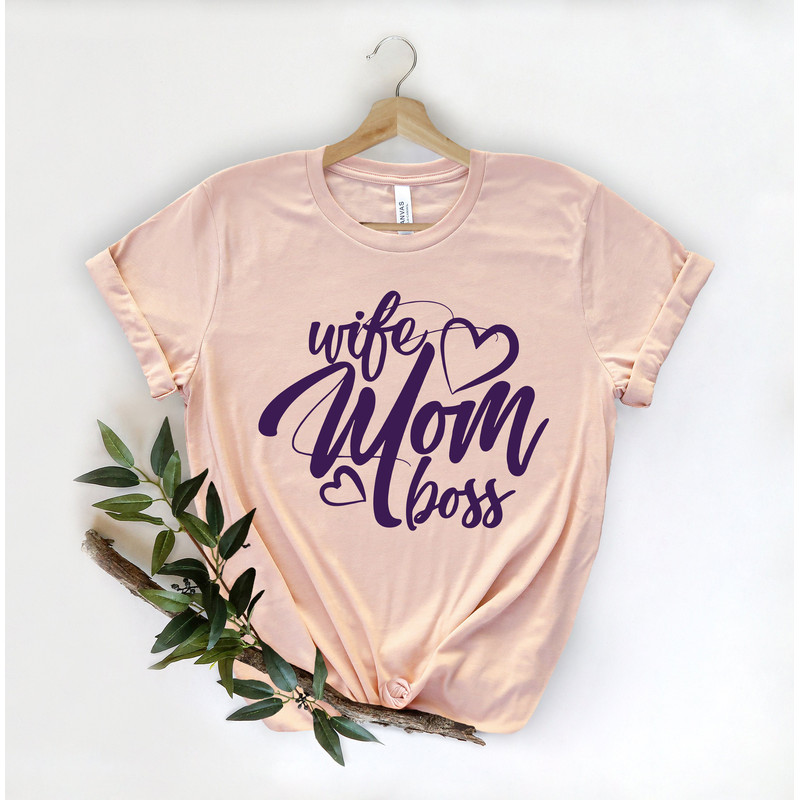 Wife Mom Boss Shirts,Happy Mother's Day,Best Mom,Gift For Mom,Gift For Mom To Be,Gift For Her,Mother's Day Shirt,Trendy,Long Sleeve Shirts - 1.jpg