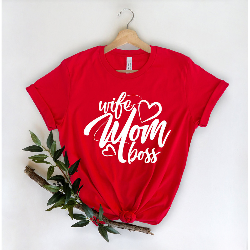 Wife Mom Boss Shirts,Happy Mother's Day,Best Mom,Gift For Mom,Gift For Mom To Be,Gift For Her,Mother's Day Shirt,Trendy,Long Sleeve Shirts - 2.jpg