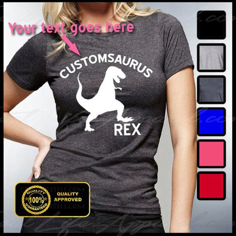 Custom T-shirt, Customsaurus Rex Shirt, AuntySaurus, Personalized Shirts, Custom Shirts - 1.jpg