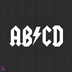 abcd rock svg, trending svg, back to school svg, abcd svg, rock svg, rock band s