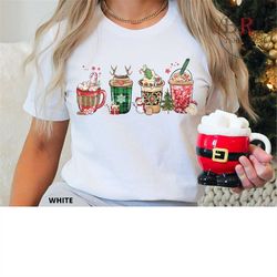 Christmas Coffee Shirt, Gift For Coffee Lover, Coffee Person Christmas Shirt, Womens Christmas T-shirt, Christmas Gift F