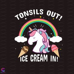 ice cream svg, trending svg, funny unicorn svg, unicorn svg, tonsils out svg, ic