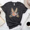 Bunny With Flowers Leopard Shirt, Easter TShirt, Easter Bunny Graphic Tee, Easter T shirts for Women, Ladies Easter Bunny Shirt - 7.jpg