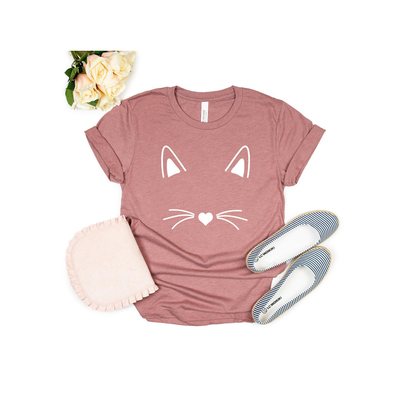 Cat Shirt, Kitty Kitten T Shirt,Tee,Mens, Womens Ladies Funny Present I Love Cats Animal Lover T-shirt,Whiskers Face Girlfriend Fashion Cute - 1.jpg