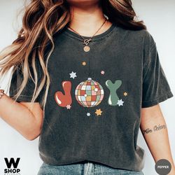 christmas joy t shirt, retro cute christmas t-shirt, vintage christmas shirt, merry christmas tee, xmas shirt