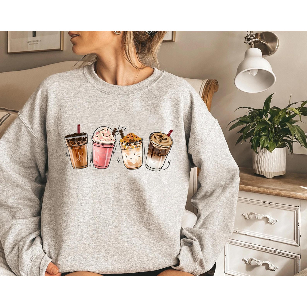 Coffee Sweatshirt, Coffee Shirt, Gift For Coffee Lover, But First Coffee, Caffeine Addict Sweater, Coffee Sweater, Coffee Sweatshirt Women - 2.jpg