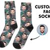 Custom Face Socks, Custom Photo Socks, Face on Socks, Personalized, Geometric Picture Socks, Funny Gift For Her, Him or Best Friends - 1.jpg