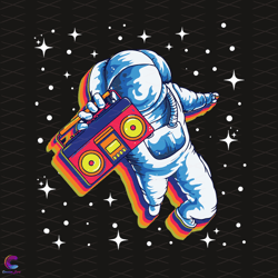 space astronaut boom box radio svg, trending svg, space astr