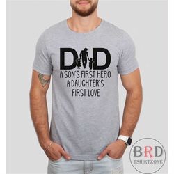 gift for dad, dad of both shirt, fathers day gift, boy and girl dad shirt, gift for new dad, dad gift from kids, gift fo