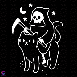 death rides a black cat svg, trending svg, black cat svg, de