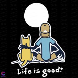 life is good vintage svg, trending svg, moon svg, life svg,
