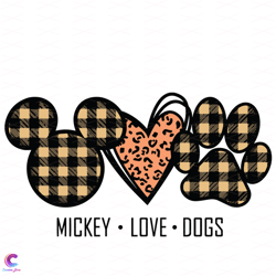 mickey love dogs svg, trending svg, disney svg, funny mickey