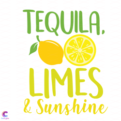 tequila limes & sunshine svg, trending svg, funny summer svg