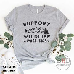 gift for mom, mom christmas gift, shirt for mom, support wildlife raise kids, mom of both gift, boy and girl mommy, todd