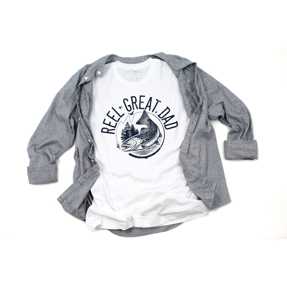 Reel Great Dad Shirt, Fishing Gift for Dad, Fishing Lover, Dad Shirt, Bass Fishing Shirt for Dad, Best Gift For Dad - 1.jpg