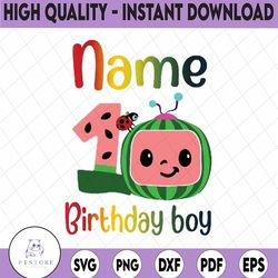 cocomelon personalized name birthday boy png svg, cocomelon brithday svg png, cocomelon,cocomelon family birthday png, w