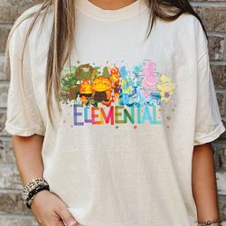disney elemental friends 2023 png, elemental characters png, ember wade clod grale png, fire boy water