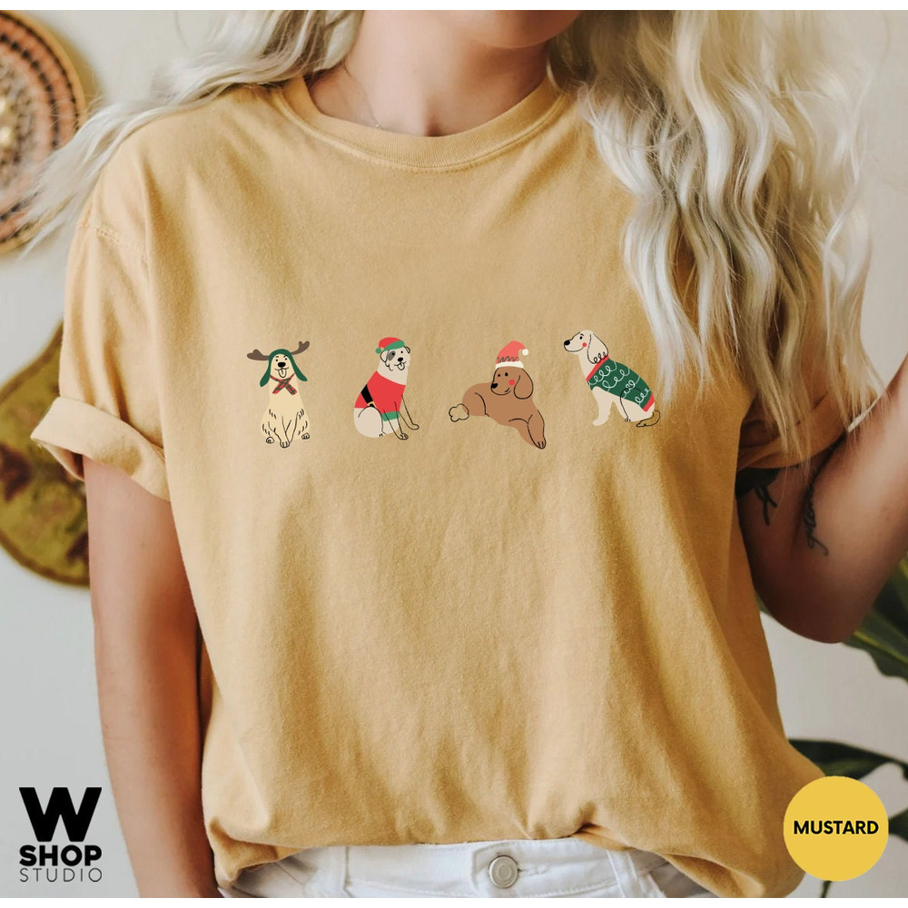 Christmas Dog Shirt, Christmas Puppy Shirt, Christmas Dog Lover Gift, Christmas Dog Owner Gift, Dog Mom Shirt, Holiday Tee - 6.jpg