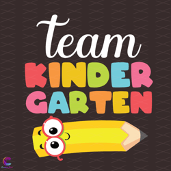 team kindergarten svg, back to school svg, team svg, kindergarten svg,