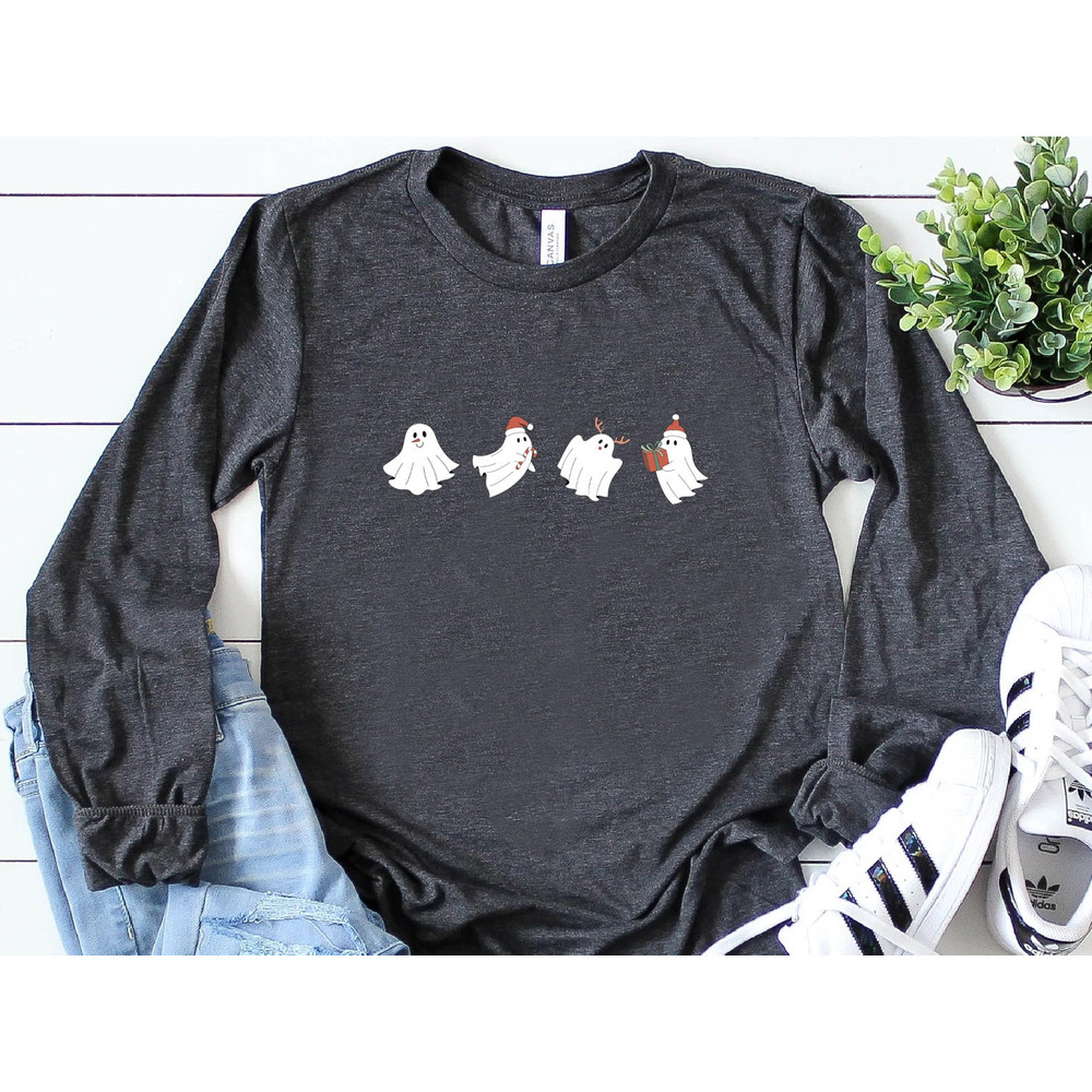 Christmas Long Sleeve Shirt, Womens Sweatshirt, Christmas Long Sleeve Tee for Women, Christmas Women, Merry Christmas Sweatshirt - 4.jpg