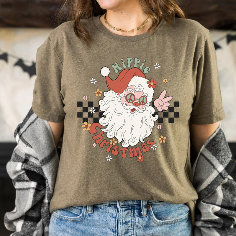 Christmas Santa Shirt, Retro Santa Shirt, Gift For Christmas, Retro Christmas Shirt, Christmas Shirt For Women, Gift For Women, Santa Shirt - 3.jpg