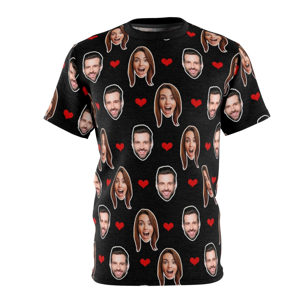 Crazy Face Unisex Love T-shirt, Personalized Face Shirt, Best Friend Birthday Gift, Girlfriend Gift, Boyfriend Gift, Custom Gift Faces - 4.jpg