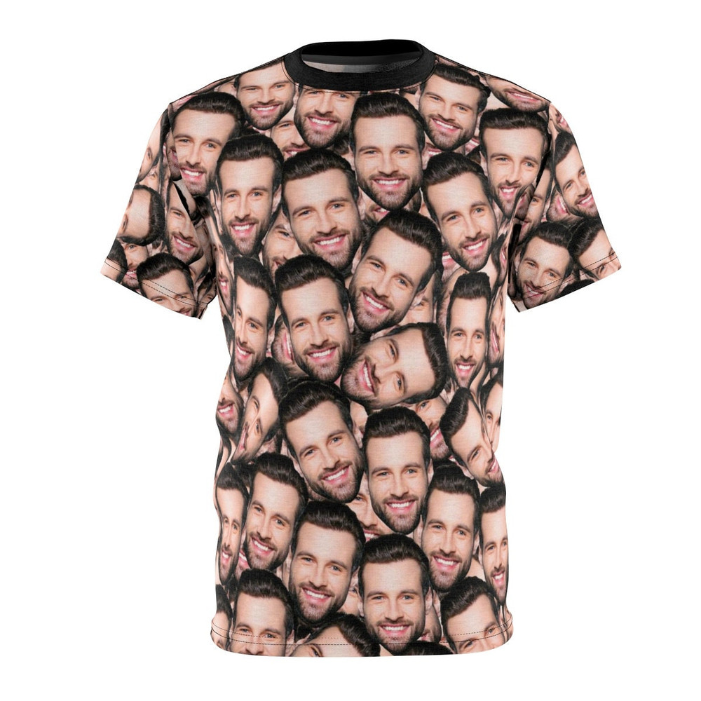 Crazy Face Unisex T-shirt, Personalized Face Shirt, Best Friend Birthday Gift, Girlfriend Gift, Boyfriend Gift, Custom Gift Faces On Shirt - 3.jpg