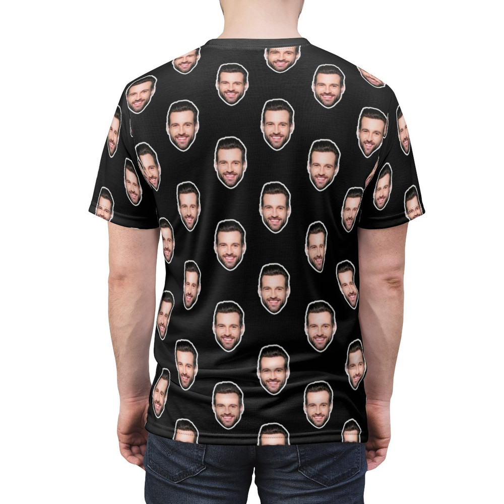 Crazy Face Unisex T-shirt, Personalized Face Shirt, Best Friend Birthday Gift, Girlfriend Gift, Boyfriend Gift, Custom Gift Faces On Shirt - 3.jpg