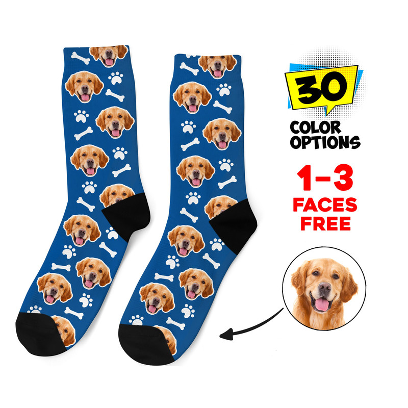 Custom Dog Socks, Personalized Pet Photo Socks Customized Cute Dog Cat Face, Dog Lover Picture Gift Funny Dog Socks Dog Mom Gift Pet Socks - 1.jpg