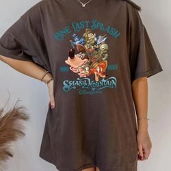 disney one last splash mountain 1989 shirt, brer rabbit bear fox retro shirt, wdw magic kingdom, disneyworld shirts