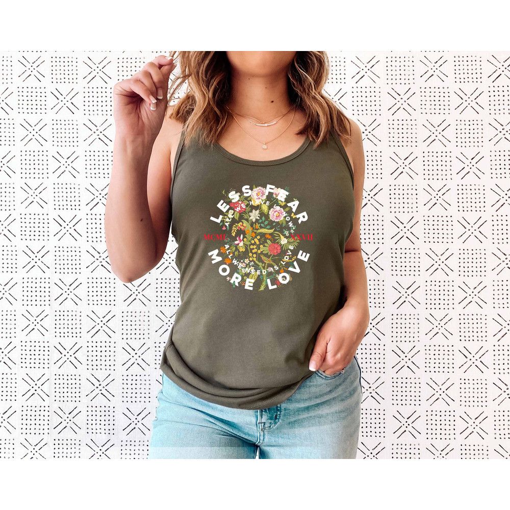 Floral Shirt Tank, Grow Positive Thoughts Tank, Bohemian Style Tank, Butterfly Shirt, Trending Right Now, Women's Graphic Tank, Love Tank - 7.jpg