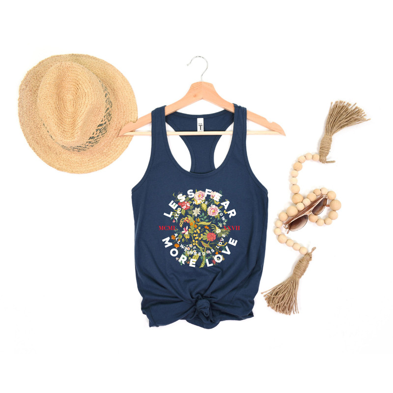 Floral Shirt Tank, Grow Positive Thoughts Tank, Bohemian Style Tank, Butterfly Shirt, Trending Right Now, Women's Graphic Tank, Love Tank - 8.jpg