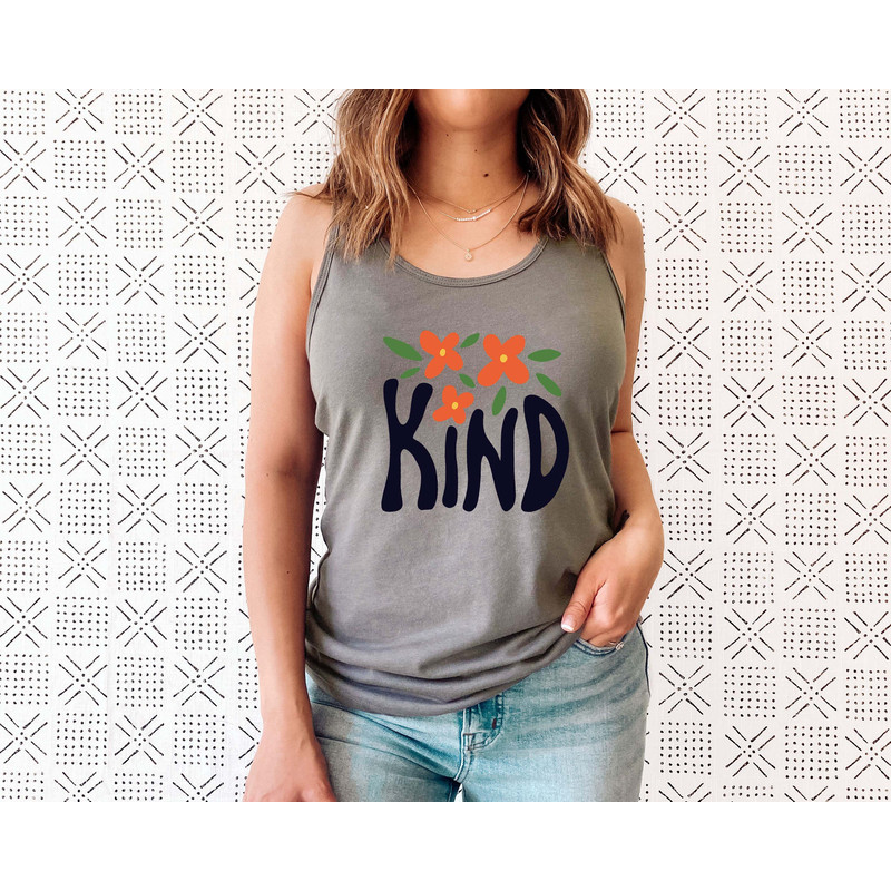 Floral Shirt Tank, Hippie Kind Tank, Bohemian Style Tank, Butterfly Shirt, Trending Right Now, Womens Graphic Tank, Love Tank - 4.jpg