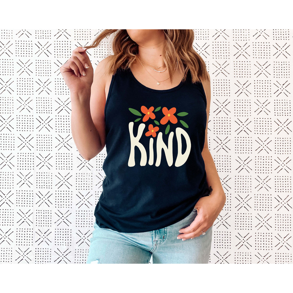 Floral Shirt Tank, Hippie Kind Tank, Bohemian Style Tank, Butterfly Shirt, Trending Right Now, Womens Graphic Tank, Love Tank - 7.jpg