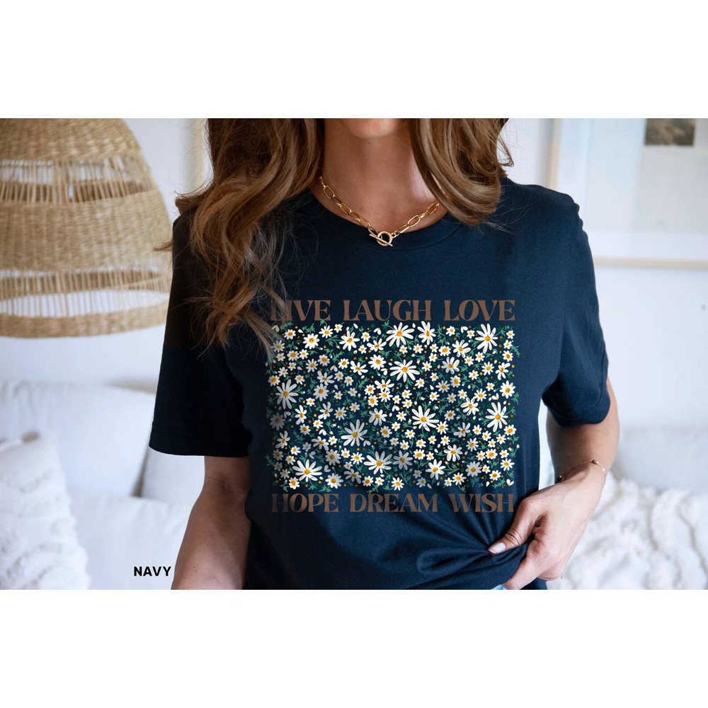 Flower Shirt, Gift For Her, Flower Shirt Aesthetic, Floral Graphic Tee, Floral Shirt, Flower T-shirt, Wild Flower Shirt, Wildflower T-shirt - 1.jpg