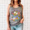 Flower Tank Top Shirt, Gift For Her, Flower Tank Aesthetic, Floral Graphic Tee, Floral Tank, Wild Flower Tank Top, Wildflower T-shirt - 2.jpg