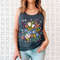 Flower Tank Top Shirt, Gift For Her, Flower Tank Aesthetic, Floral Graphic Tee, Floral Tank, Wild Flower Tank Top, Wildflower T-shirt - 4.jpg