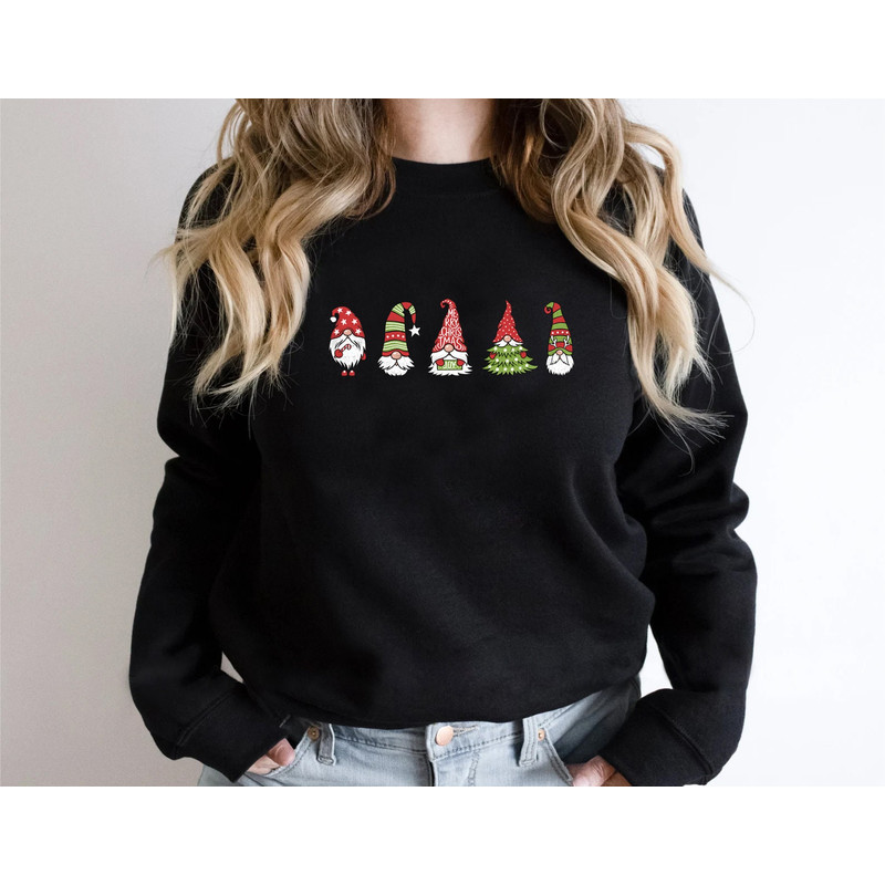 Gnome Sweatshirt, Cute Gnome Sweater, Xmas Gnomes Sweatshirt, Christmas Sweater, Funny Christmas Sweater, Christmas Gift - 3.jpg