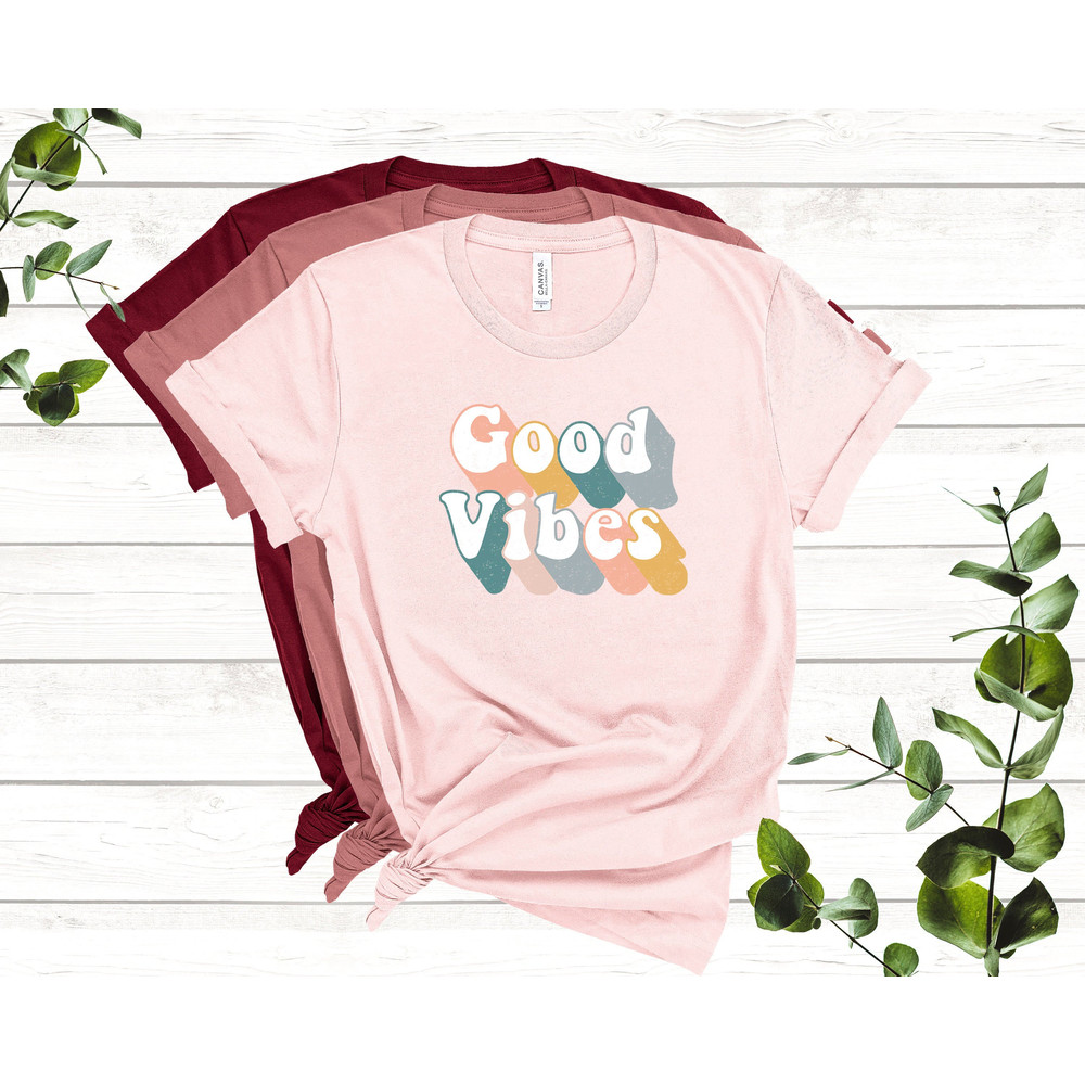 Good Vibes Shirt, Good Vibes Only, Peace Shirt, Retro Shirt, Kindness Shirt, Vintage Shirt, Sunshine, Hippie Shirts, Retro Inspired Design - 2.jpg