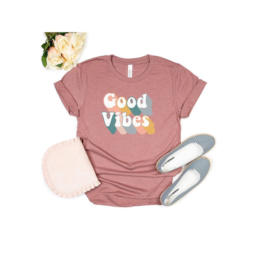 Good Vibes Shirt, Good Vibes Only, Peace Shirt, Retro Shirt, Kindness Shirt, Vintage Shirt, Sunshine, Hippie Shirts, Retro Inspired Design - 3.jpg