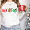 HO HO HO Long Sleeve Shirt, Merry Christmas T shirt, Unisex Adult Funny Holiday shirt, Merry and Bright Xmas Crew Long Sleeve Tee - 3.jpg