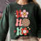Ho Ho Ho Retro Christmas Sweatshirt, 70s Vintage Christmas Sweater, Cute Xmas Sweatshirts, Womens Christmas Shirts, Christmas Gift for Her - 3.jpg