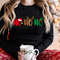 HO HO HO Long Sleeve Shirt, Merry Christmas T shirt, Unisex Adult Funny Holiday shirt, Merry and Bright Xmas Crew Long Sleeve Tee - 5.jpg