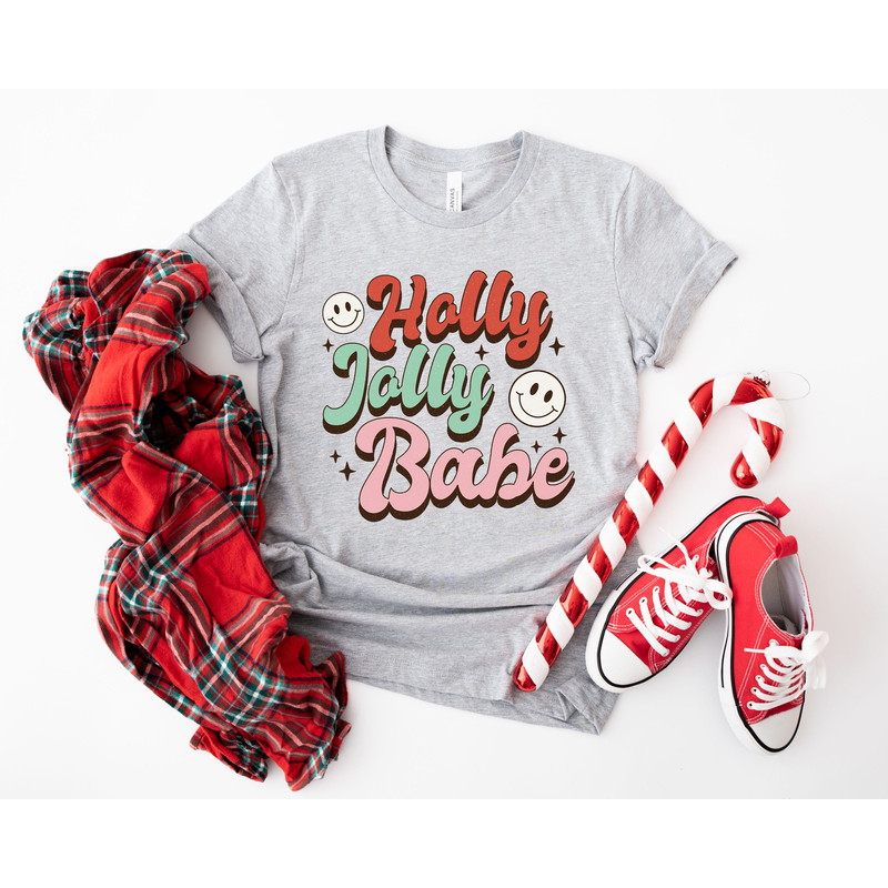 Holly Jolly Funny Christmas T shirt, funny chritmas t-shirt, Christmas t-shirt, holiday apparel, Retro Vintage Tee, Womens Graphic Shirt - 7.jpg