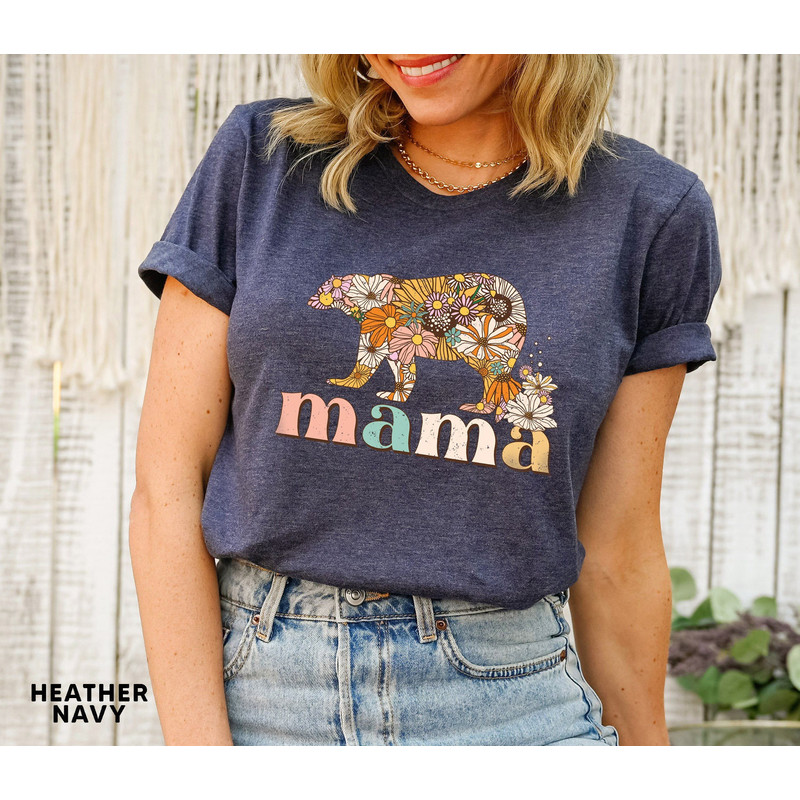 Mama Bear T-shirt, Mothers Day Shirt, Mom TShirts, Mama T Shirt, Best Mom T-Shirt, Favorite Mom Shirts, Shirt For Mom, Minimalist Mom Shirt - 1.jpg